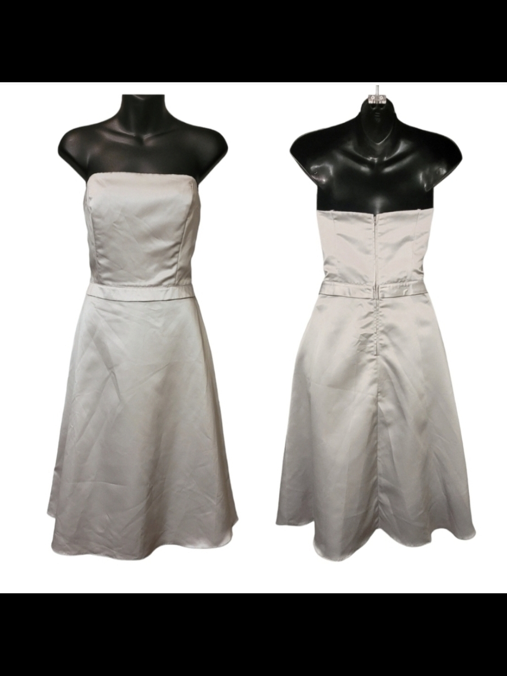 NWT VTG White House Black Market Satin Dress Sz 6